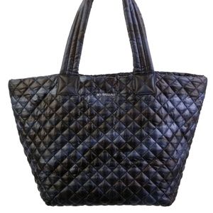 MZ WALLACE  Large Metro Tore - Navy Camo / Orange Interior